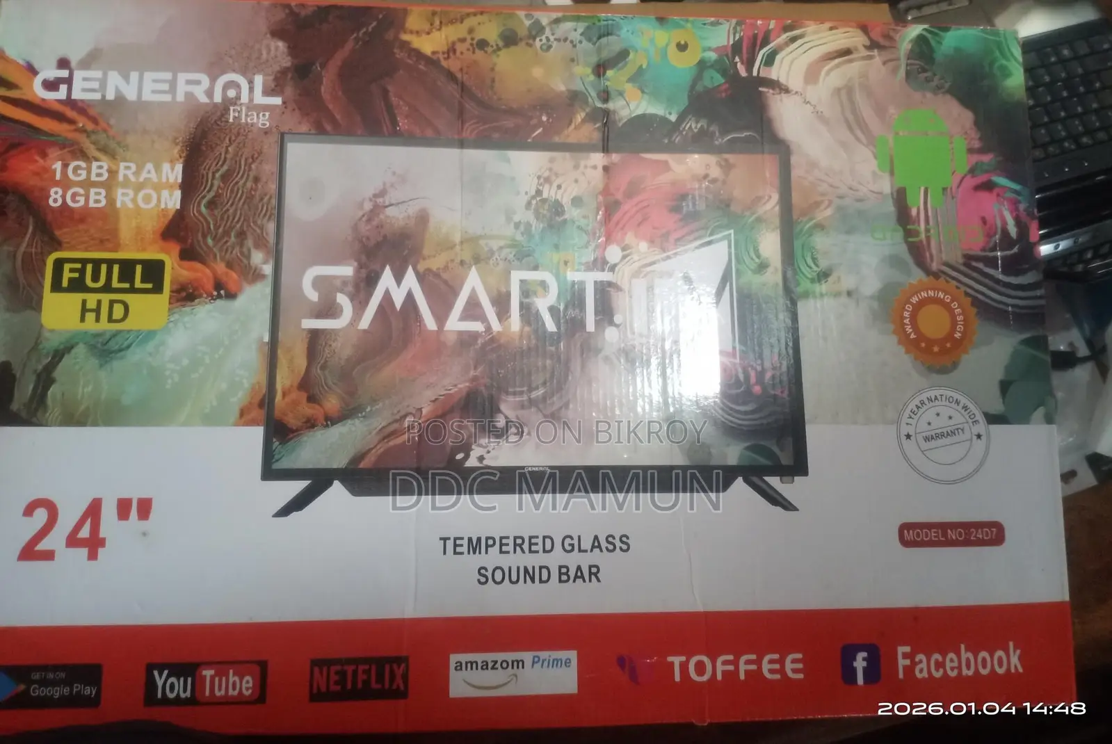 Smart TV 24-inch for sale