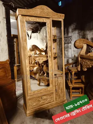 Chittagong teak dressing table for sale, Code-55