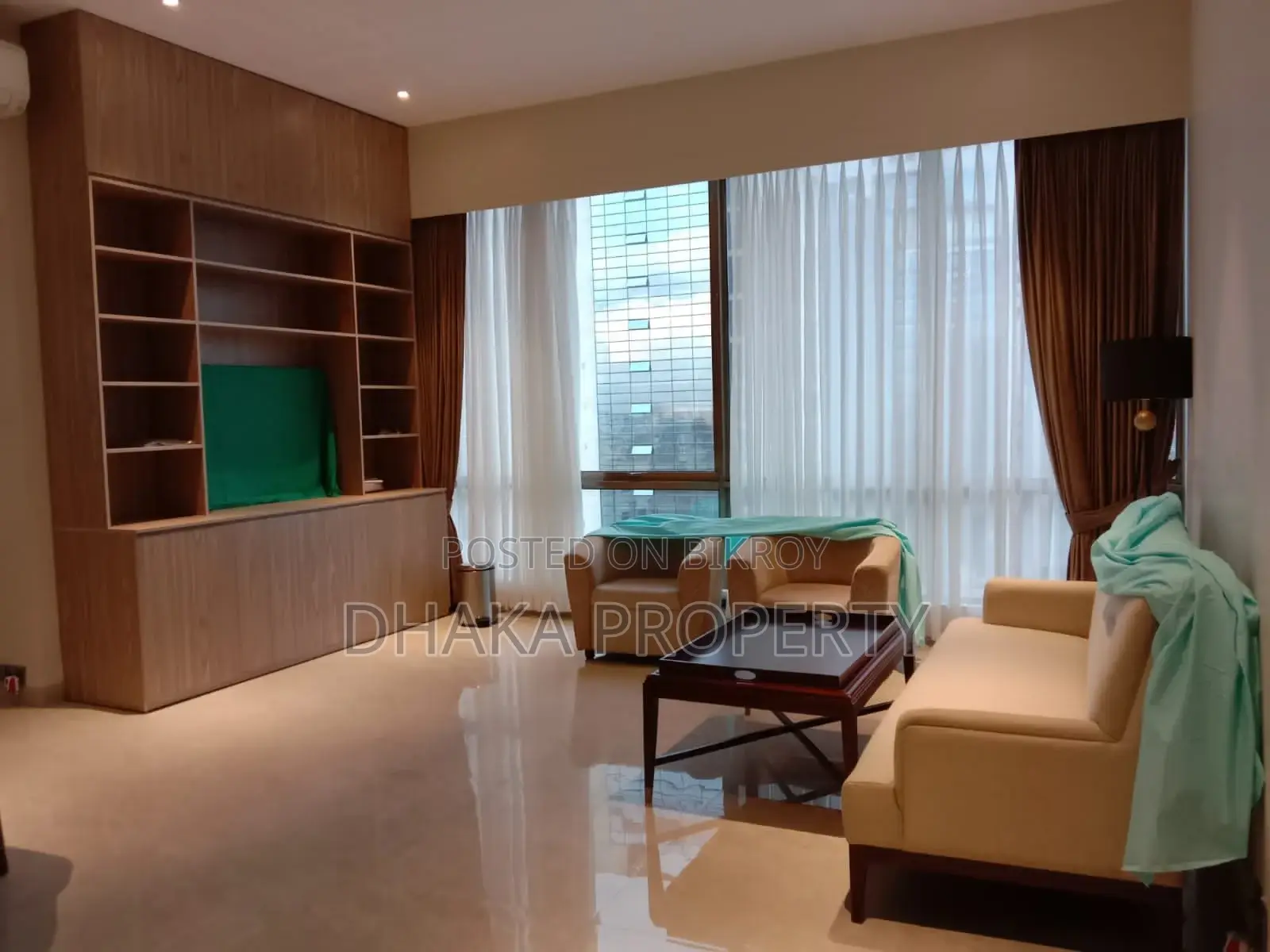 Gym Swimming Pool Luxury Flat Rent At Gulshan Model Town (3Bed2250SqFt.)