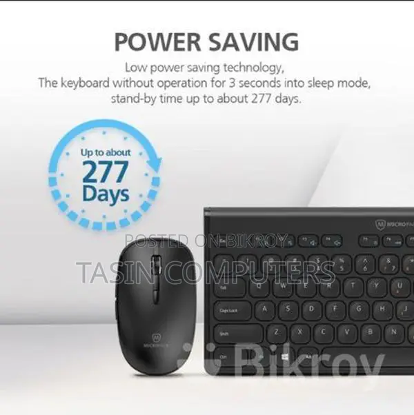 MICROPACK KM-228W SLIM WIRELESS MOUSE AND KEYBOARD COMBO