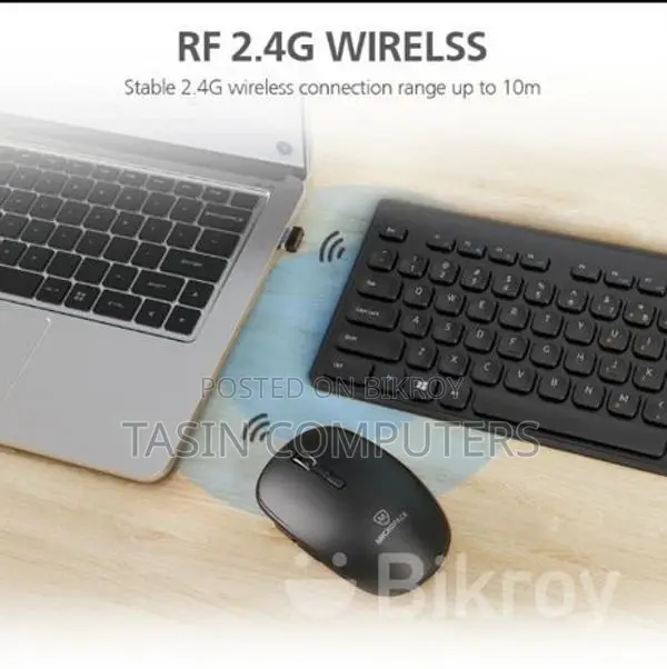 MICROPACK KM-228W SLIM WIRELESS MOUSE AND KEYBOARD COMBO