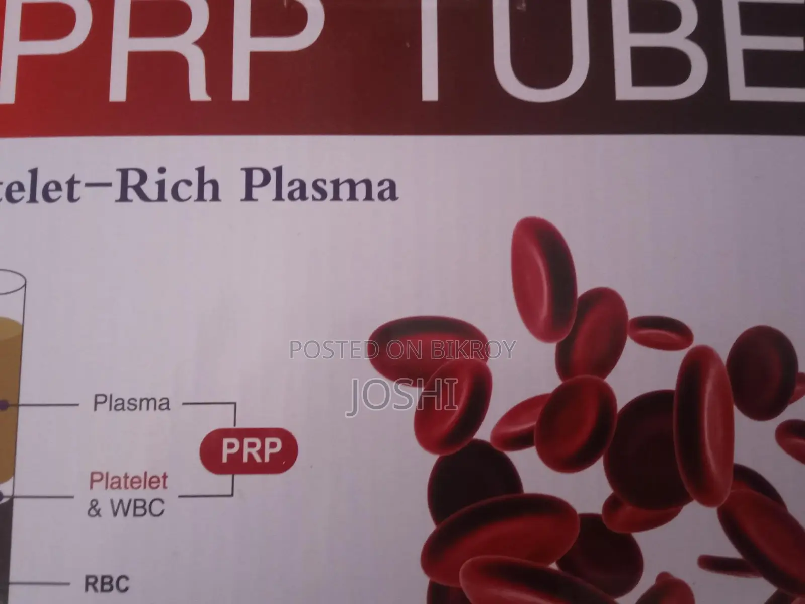 Hair PRP Tube. 10ml@15ml.