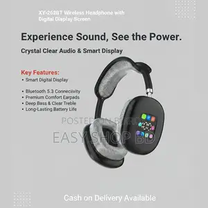 Xy-262bt Wireless Headphone with Smart Digital Display