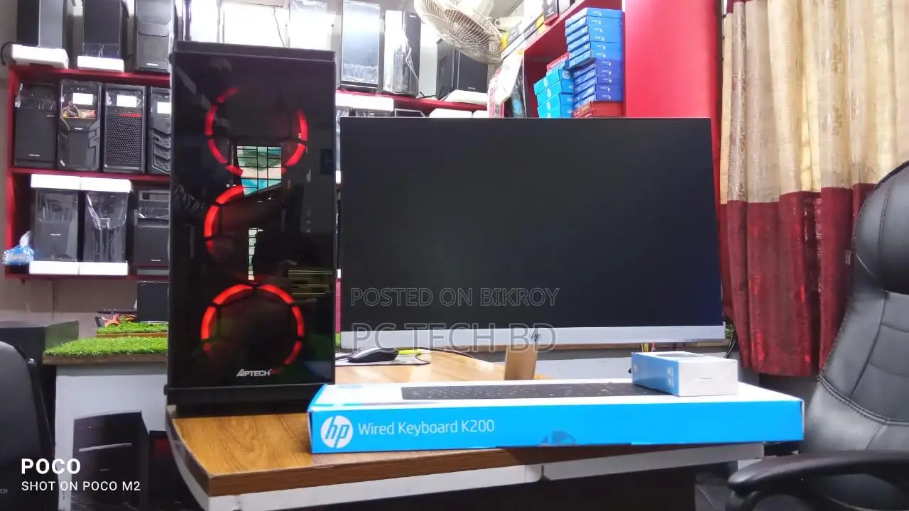 9TH Gen Gaming DDR-4 8GB RAM Adata 1-TB / 128GB SSD HP 20" LED