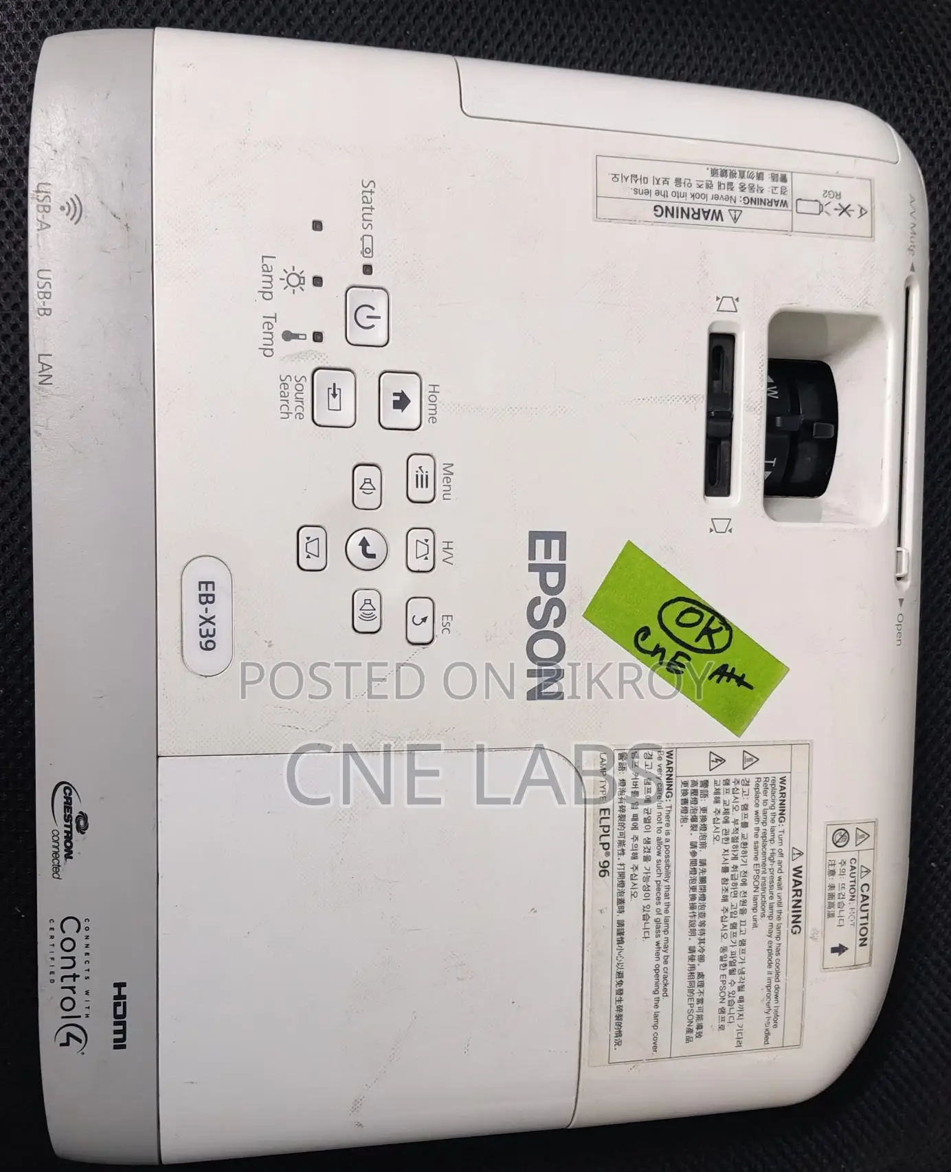 Epson EB-X39 3LCD 3500 Lumen Projector