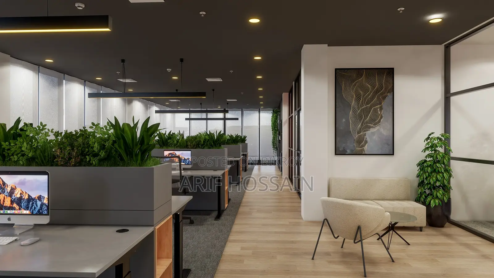 Modern Office Interior Design, Dhaka