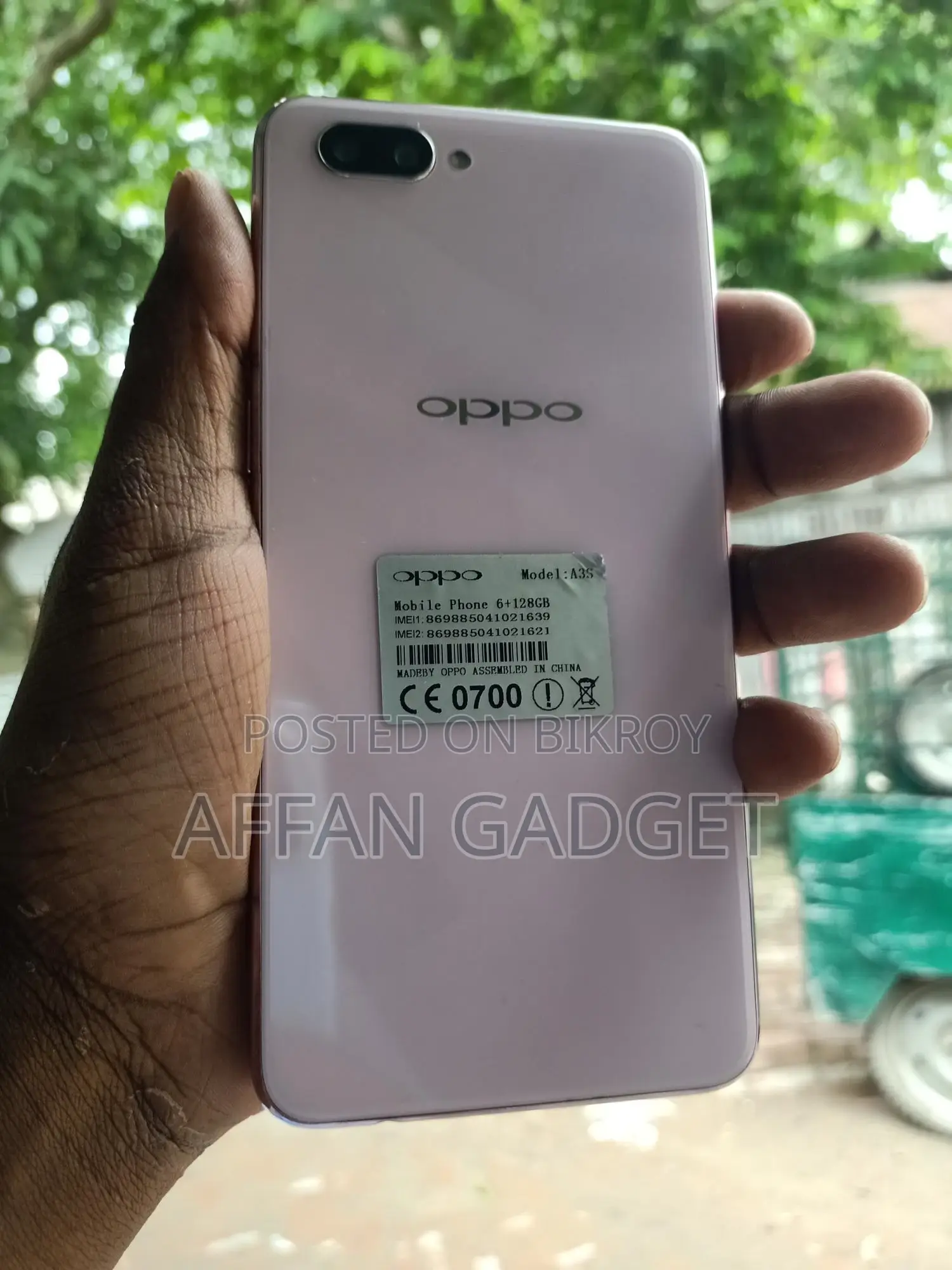 Oppo A3s 64 GB Pink