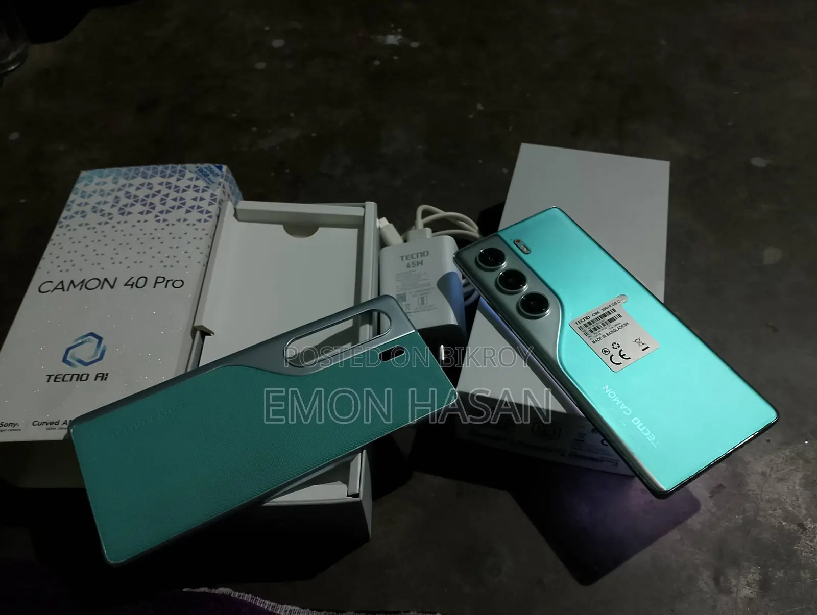 Tecno Cemon 40 Pro Ram 8+8/Rom 256 (ব্যবহৃত)