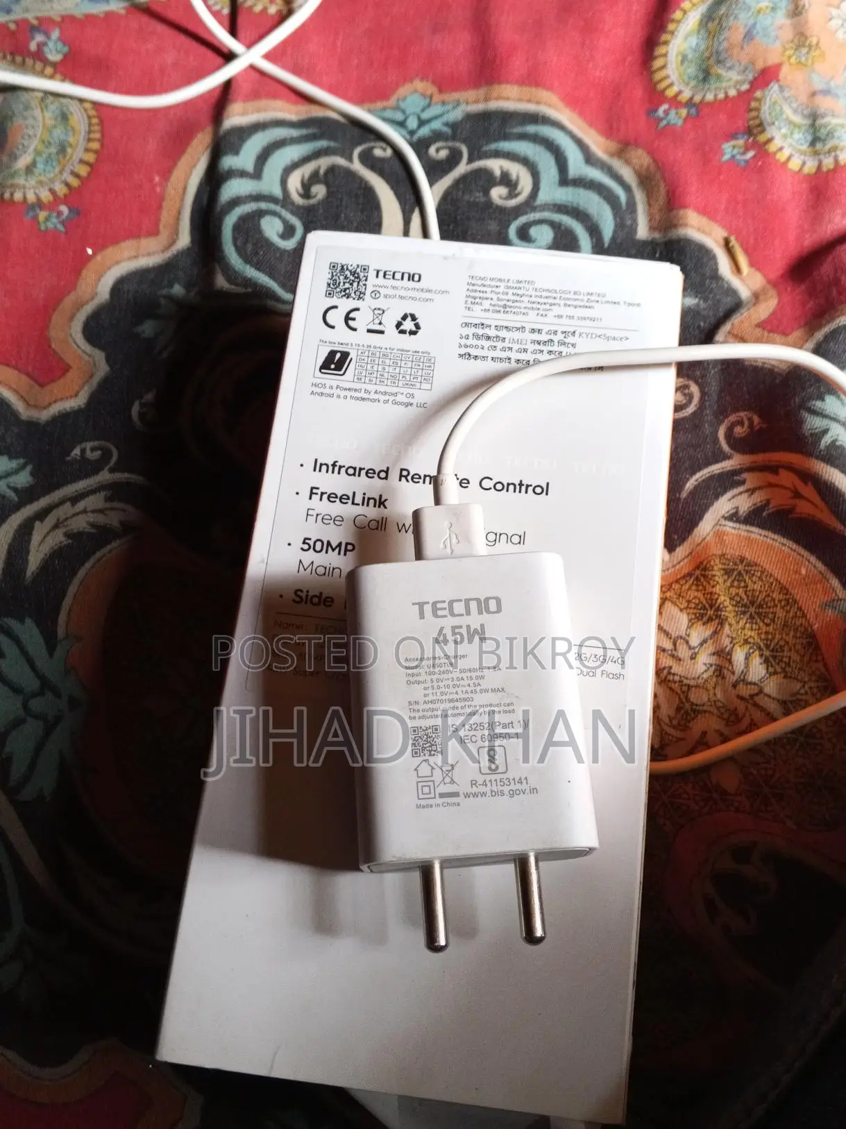 Tecno spark 40 (Used)