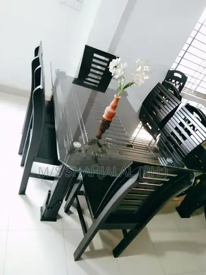 Dining Table Shutter Design. 6 Chairs