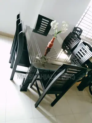 Dining Table Shutter Design. 6 Chairs