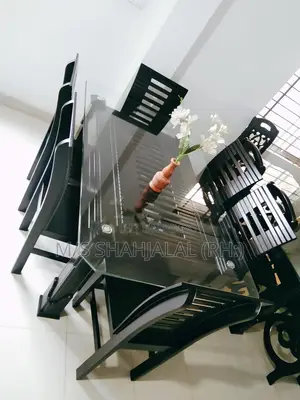 Dining Table Shutter Design. 6 Chairs