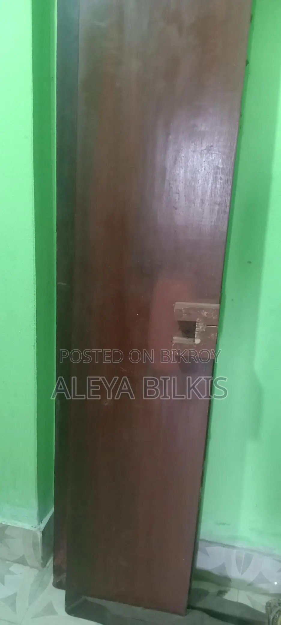Used Wooden Bed in Good Condition for Sale