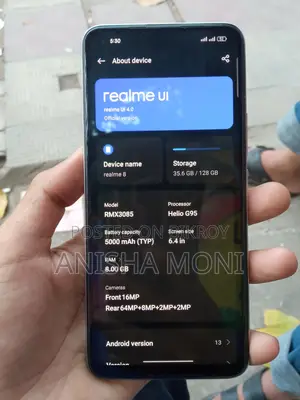 Realme 8 . (Used)