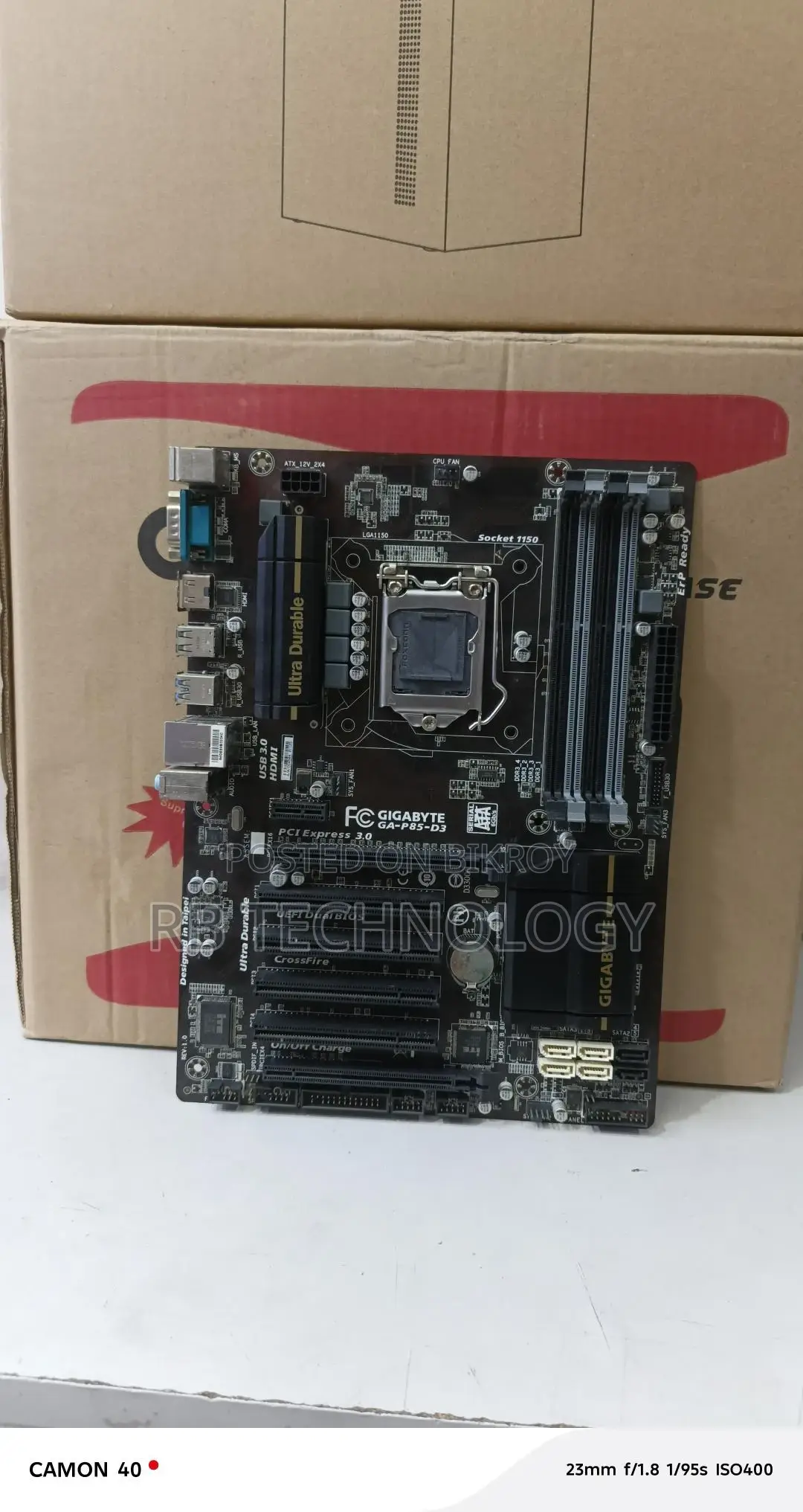 Gigabyte p85-D3 Motherboard 4th Gen