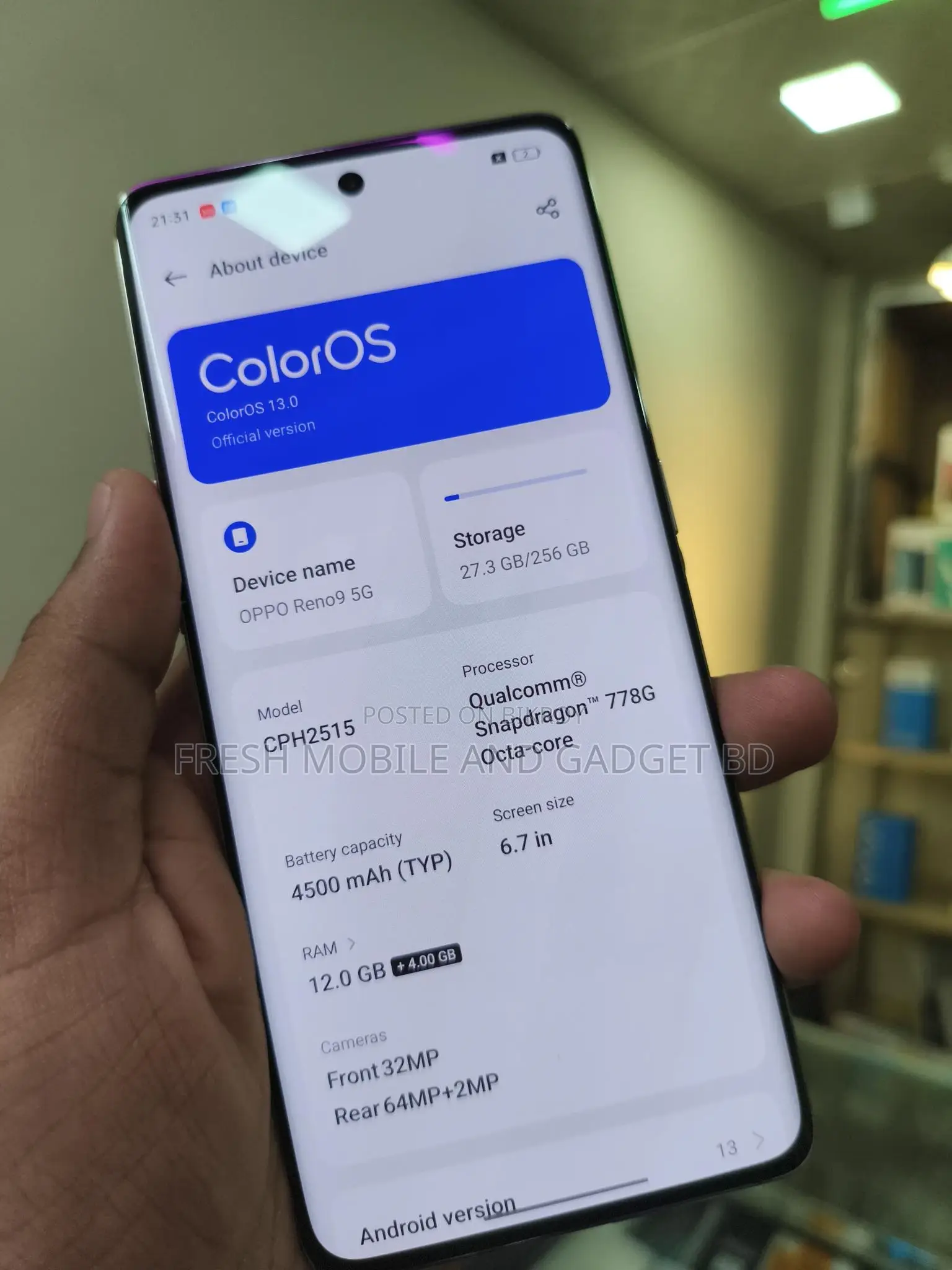 OPPO Reno 9 Pro 5G (Used)