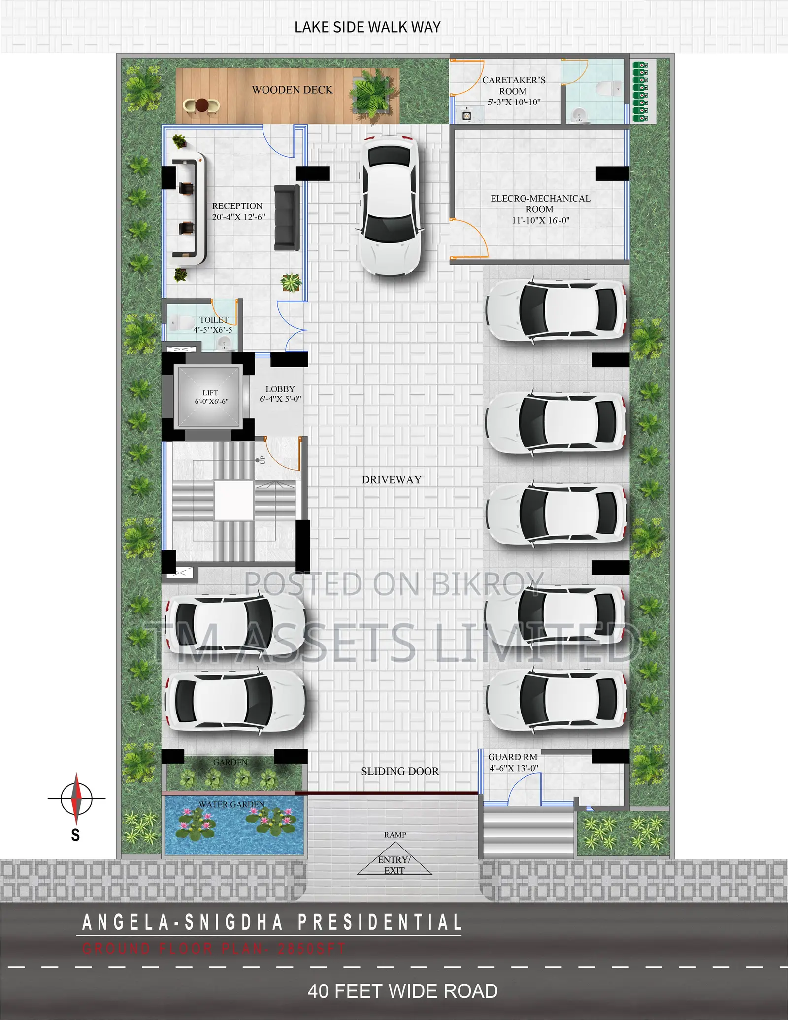 South-Facing Lake and Golf View Flat for Sale in Jalshiri
