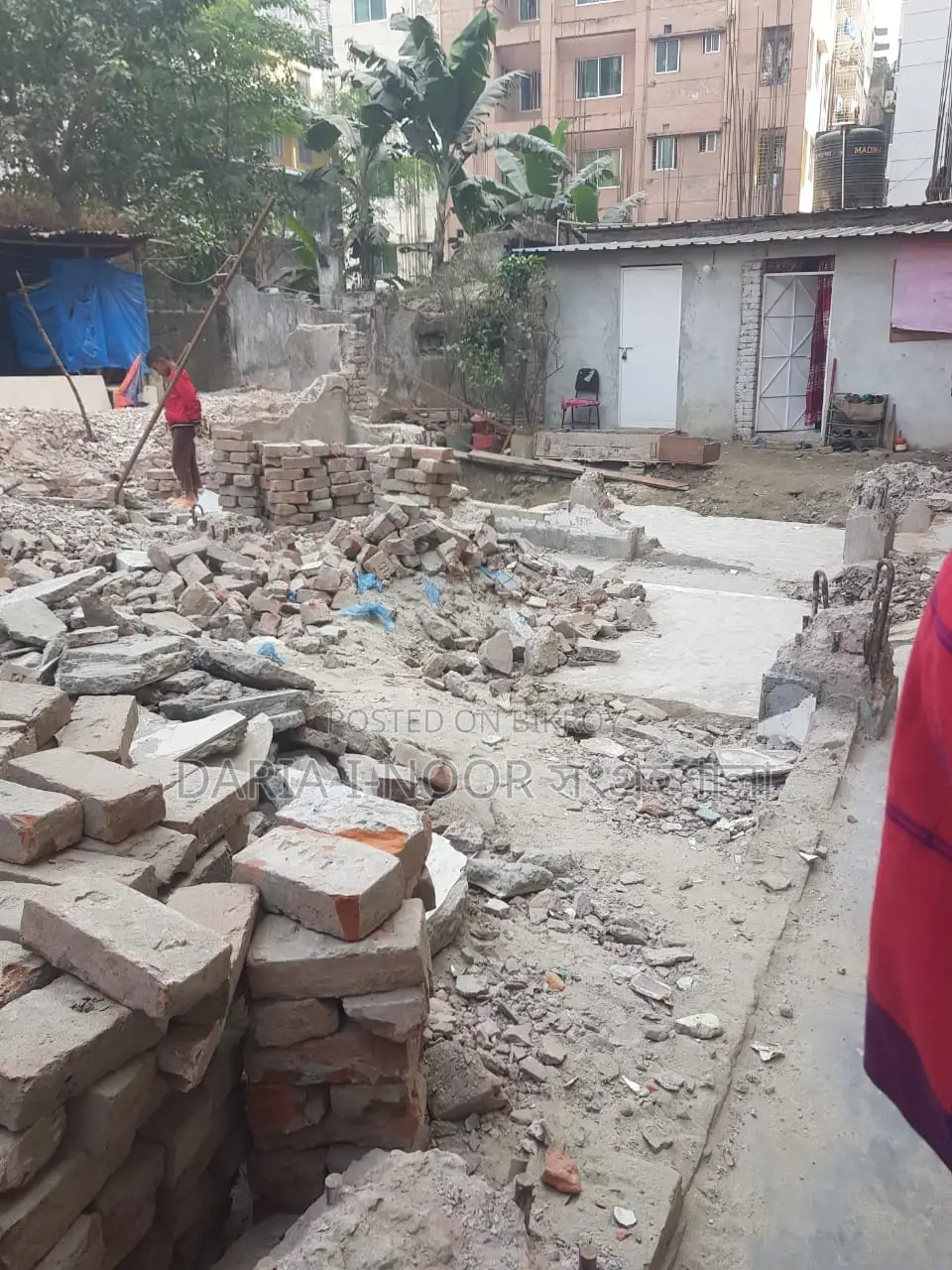 Commercial 3 Katha land for sale on Hajipara DIT main road with Titas Gas connection
