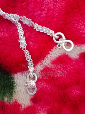 Hallmarked 21 Karat Silver Anklets