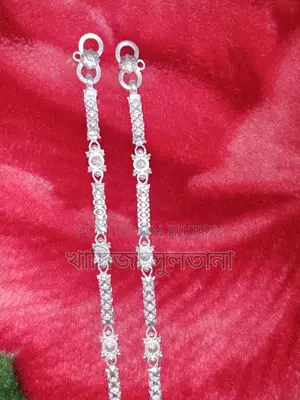 Hallmarked 21 Karat Silver Anklets