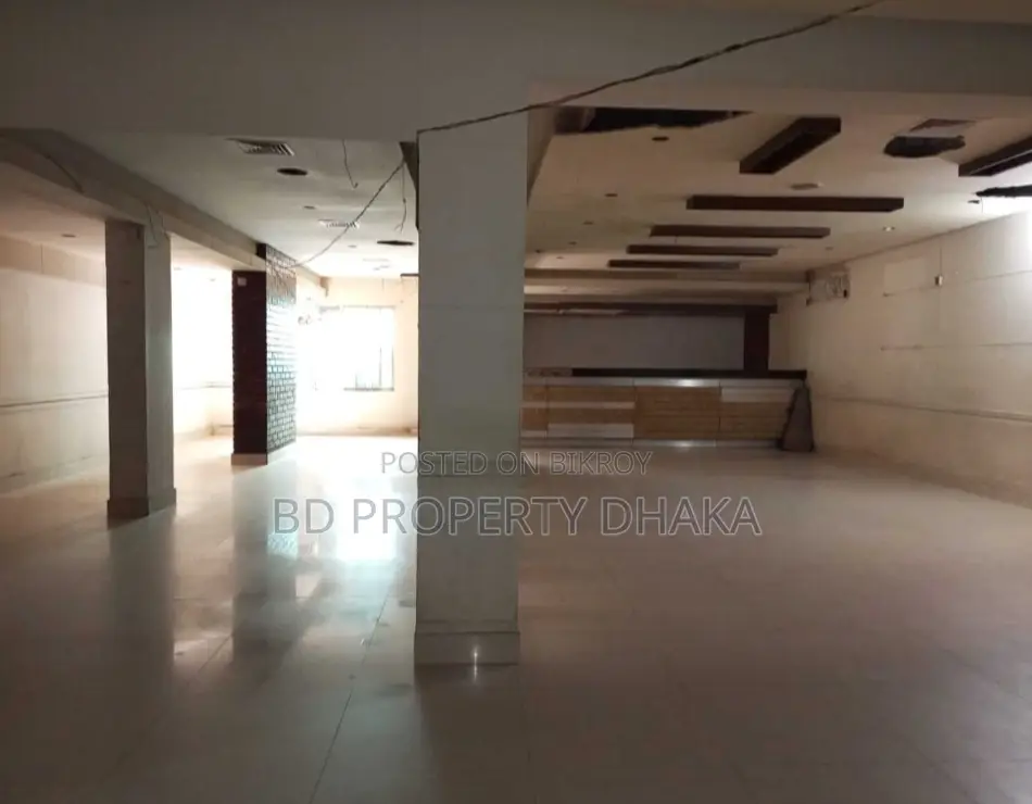 5500 Sqft Nice Restaurant/parlour Rent in Gulshan