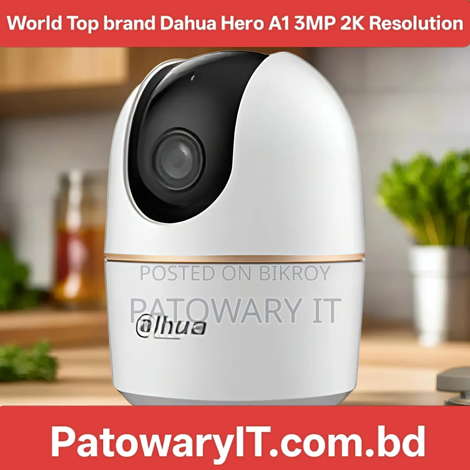 Dahua Hero A1 3MP 10M 360 Degree WiFi IP Camera & Voice Talk