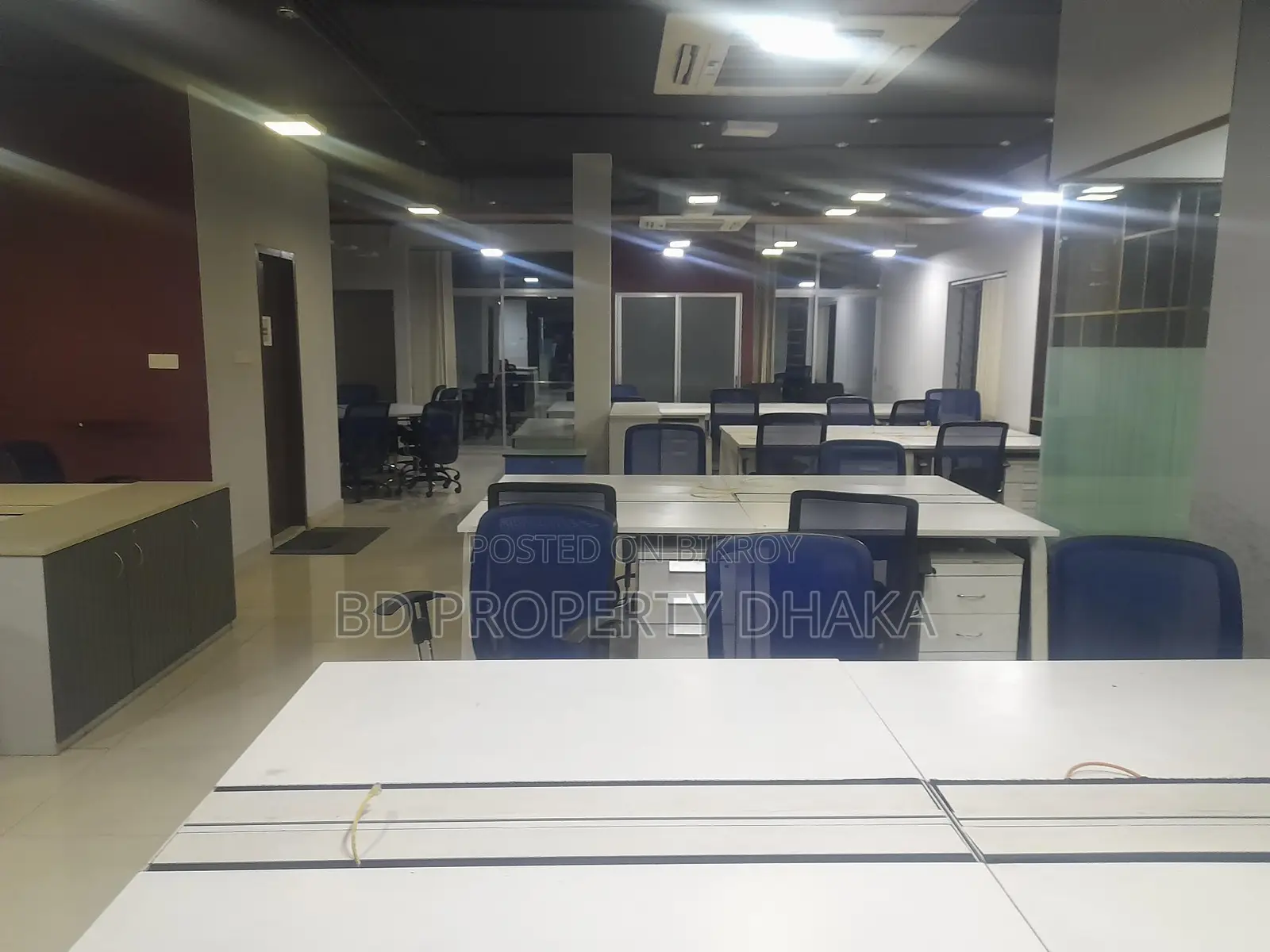 3500 Sqft Furnished Open Commercial Space Rent in Gulshan