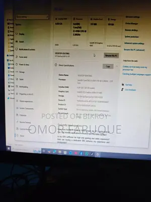 Selling a full desktop computer setup used for only 2 months