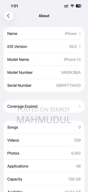 Apple iPhone 13 (Used)