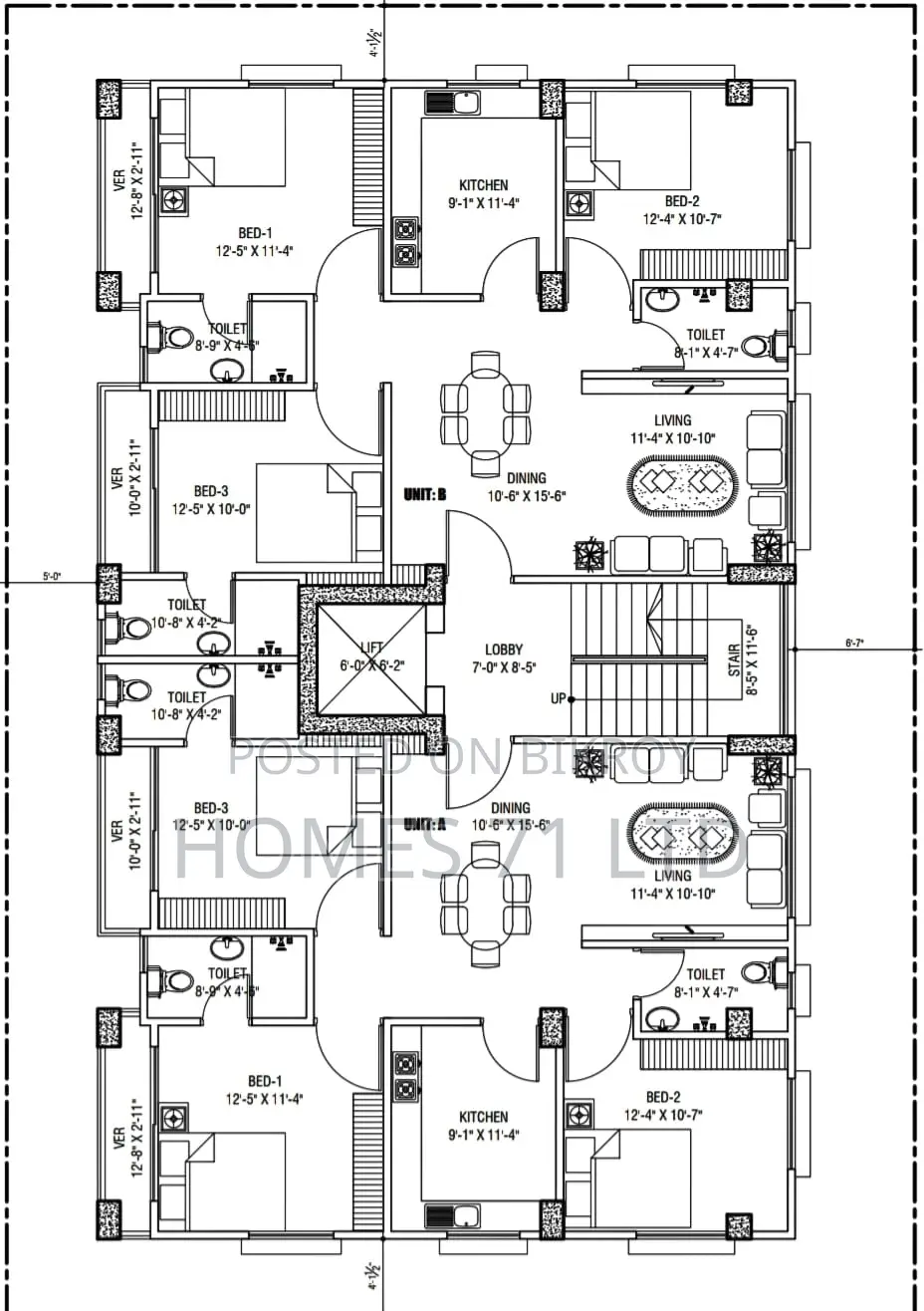 1350 Sft South Facing Flat For Sale at Savar DOHS