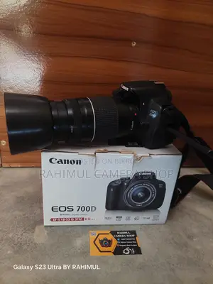 canon 700D with 75-300 Zoom lens full fresh box condition 0011