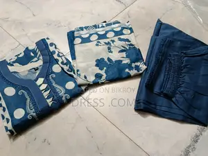 থ্রি পিস!!!! পিওর সুতি