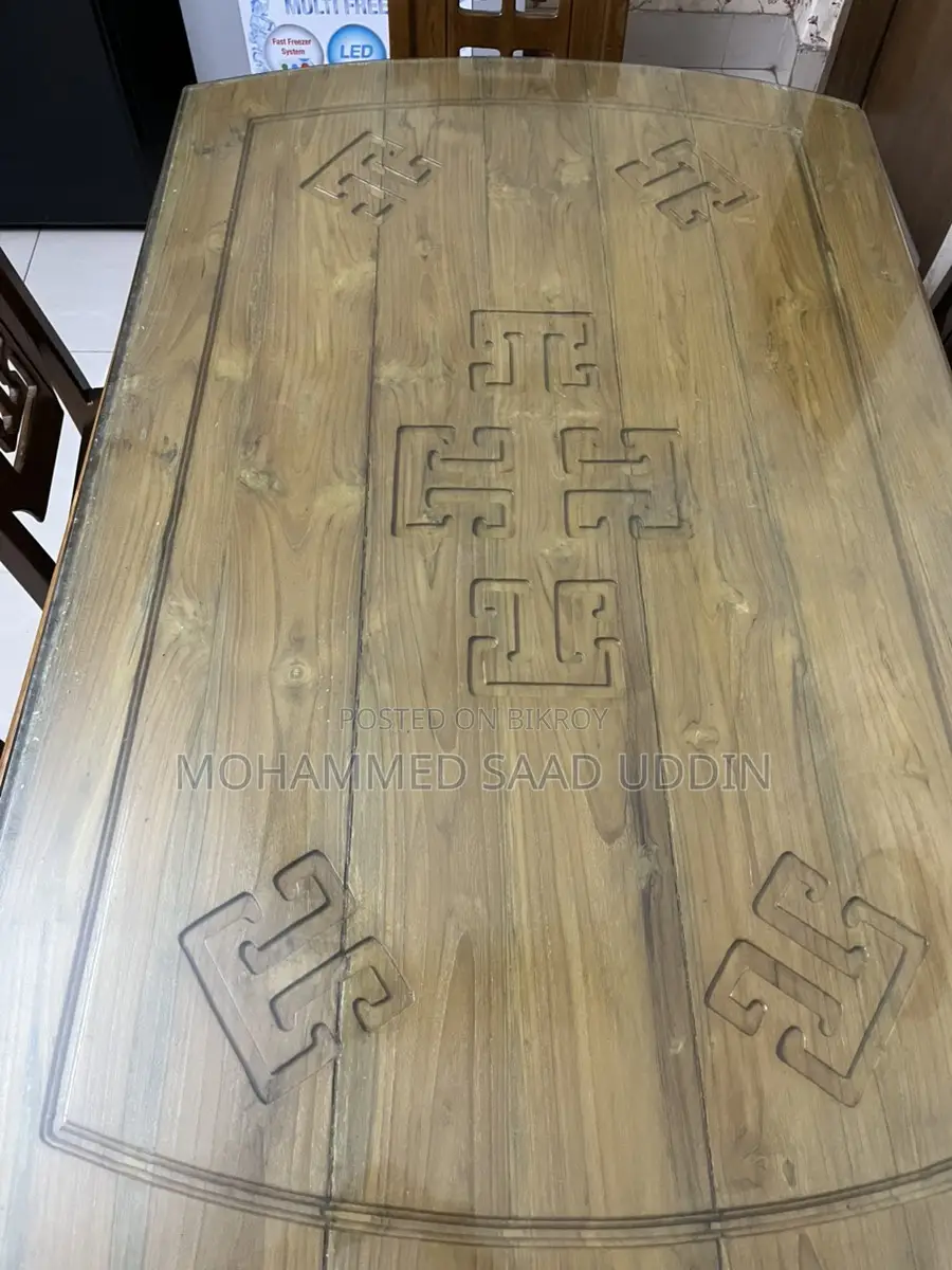 Teak Wood Dining Table and Chairs for Sale