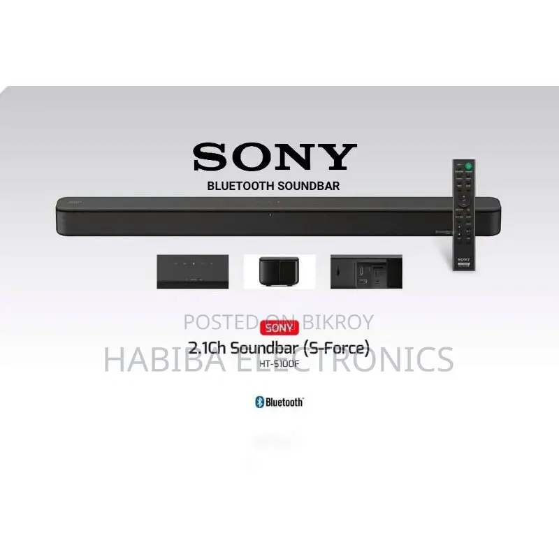 Sony HT-S100F Soundbar with Built-in Subwoofer 120watts