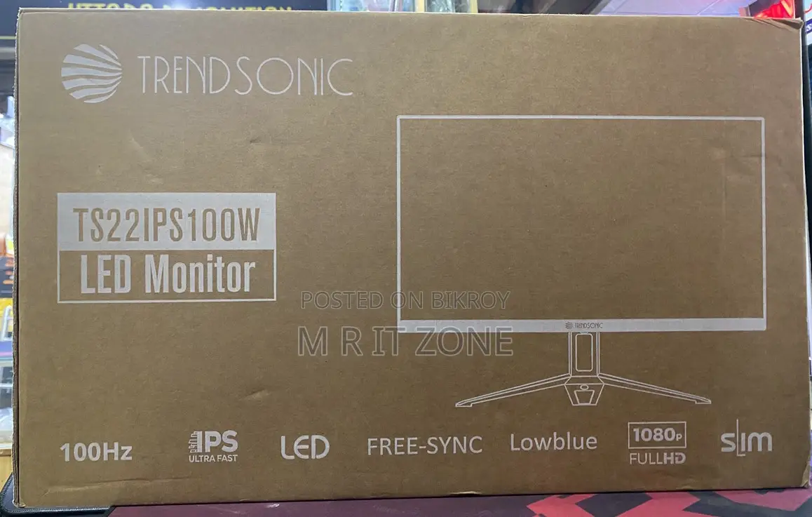 TRENDSONIC TS22IPS100W 22"100Hz IPS FHD LED Monitor