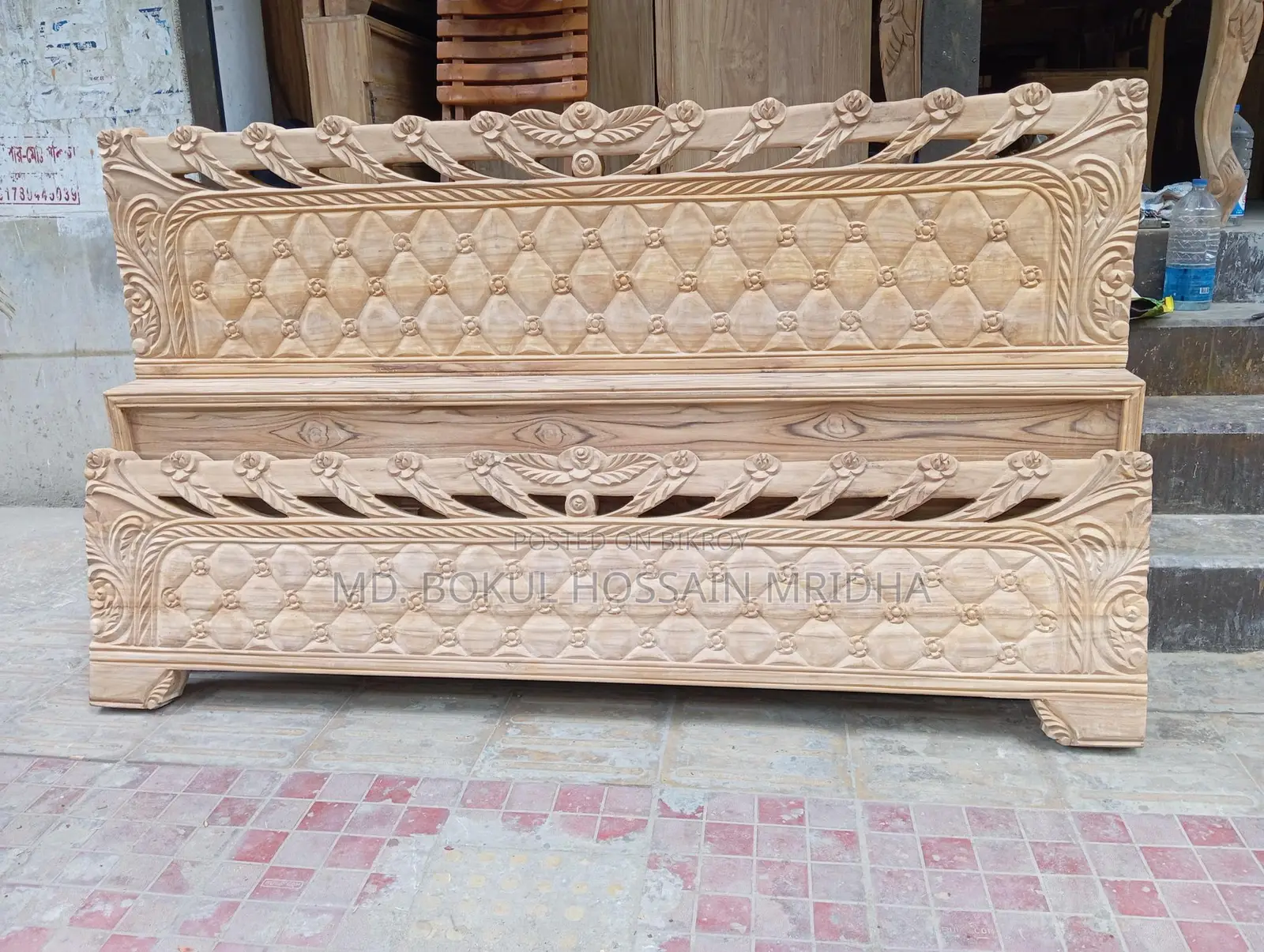 Bed 6*7, 2.5" Solid, CTG Segun Wood
