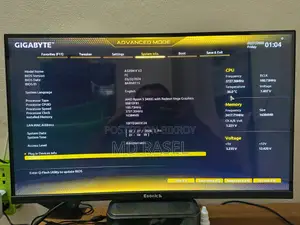 Amd Ryzen 5 ( 3400g) With Gigabyte Motherboard 520 M