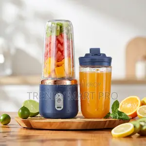 Portable Rechargeable Juicer Blender 400ml USB Charging 8-Blade System