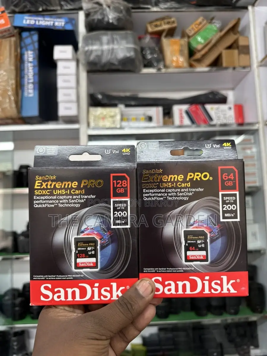 Sandisk extrimpro 64gb 200mbps memory