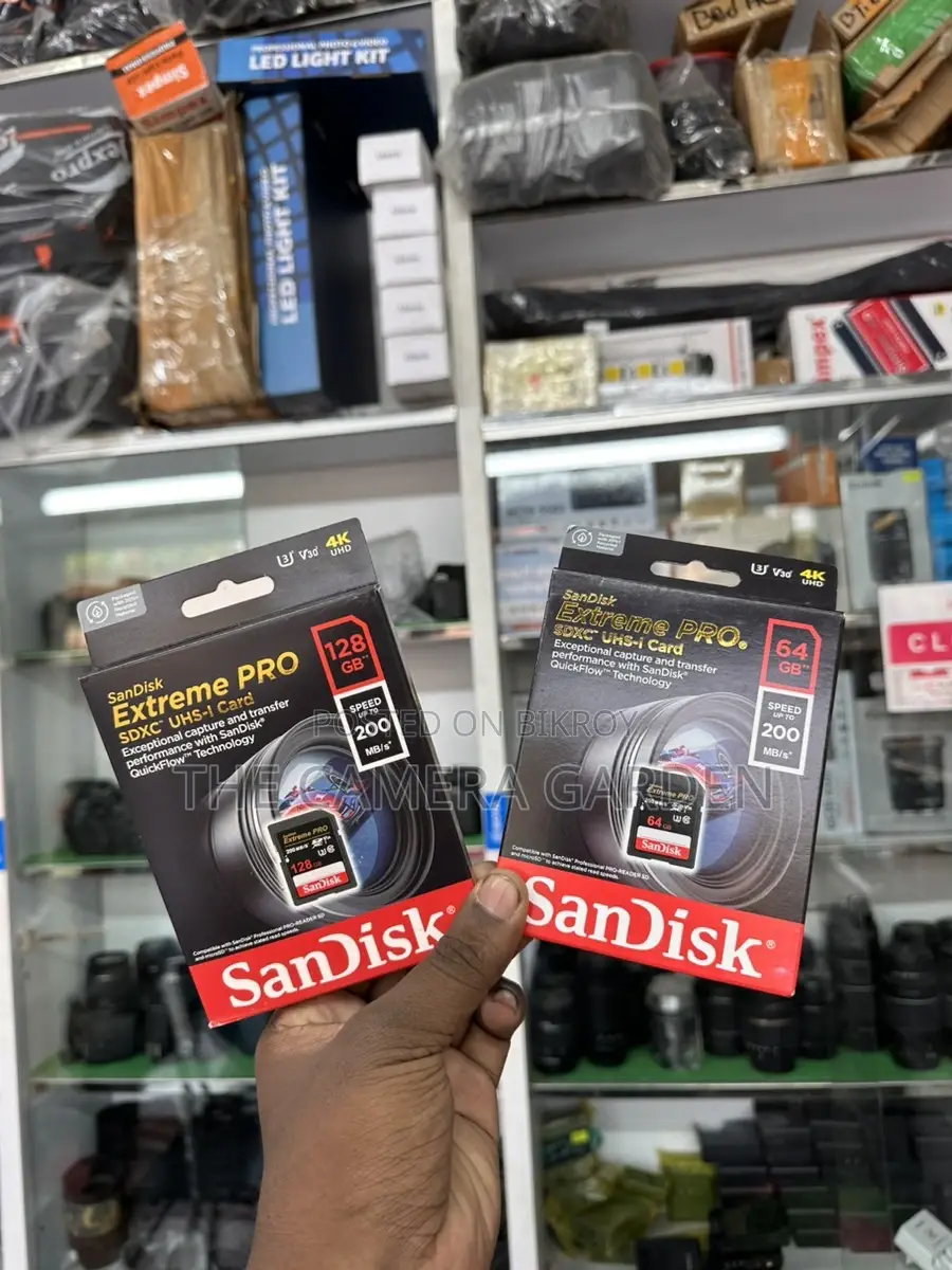 Sandisk extrimpro 64gb 200mbps memory