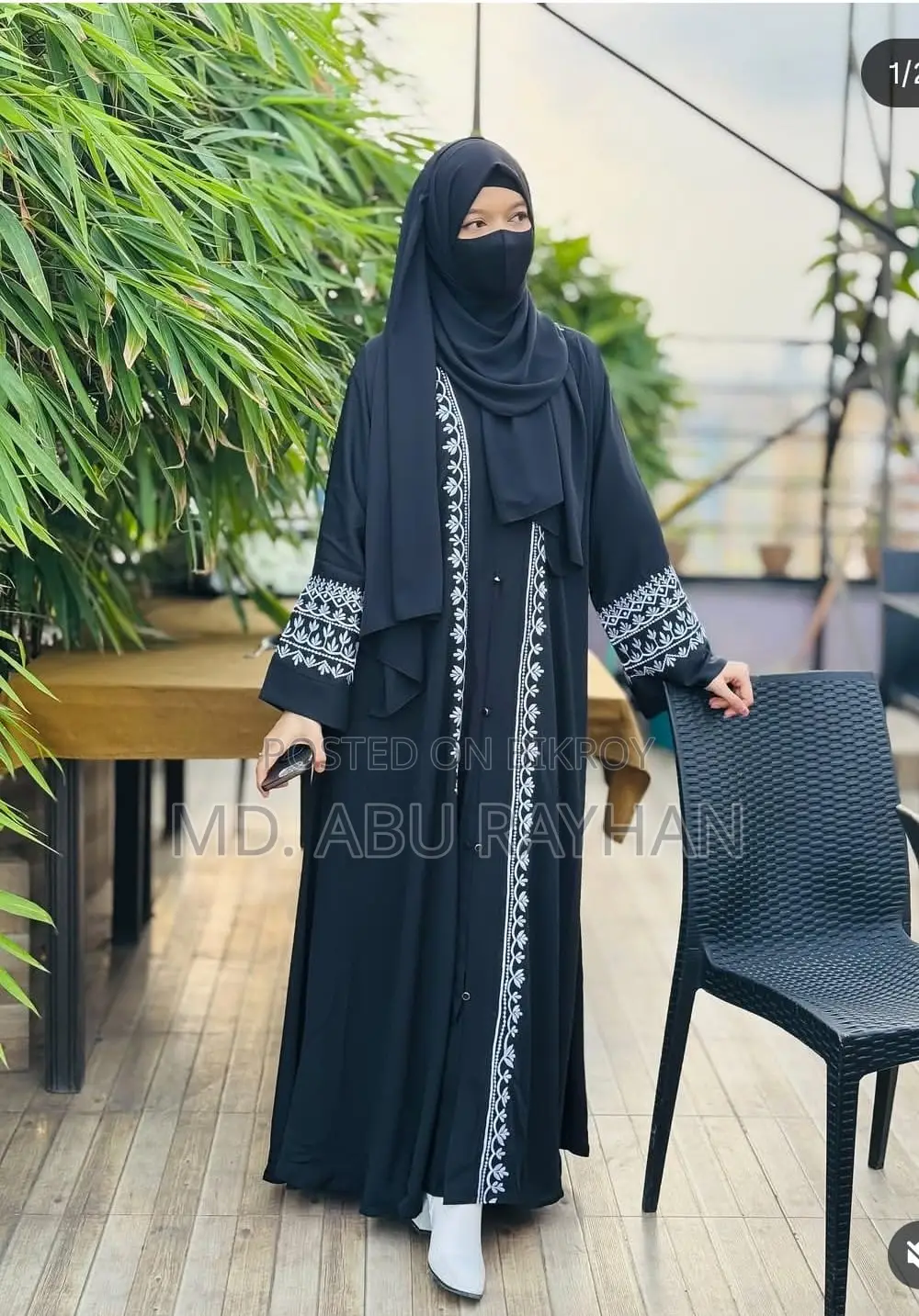 Abaya in Pori অরিজিনাল এম্বটারী কাজ করা দুবাই