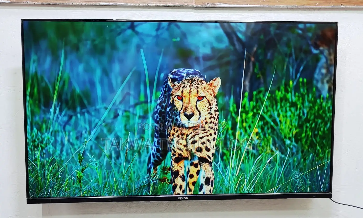 Vision-43" Inch Google Frameless Voice Control TV