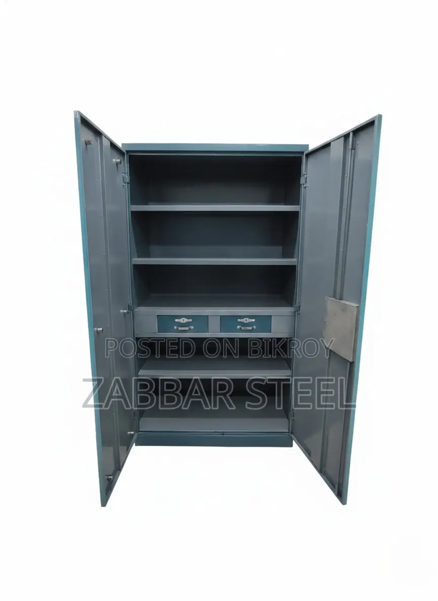 Zabbar Steel | Durable and Stylish Two Door Almirah