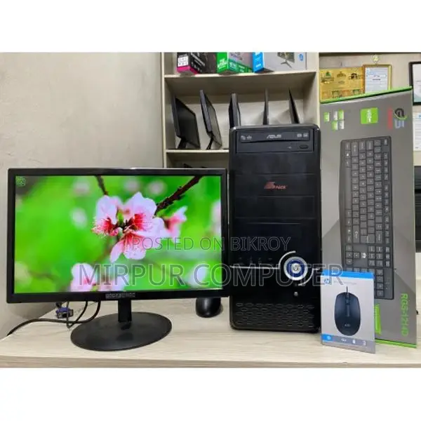LED 19''. NEW COMPUTER.COR I5 . RAM 8GB 500watt.