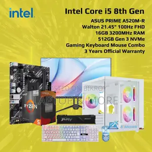 OFFER Freelancer Full PC - 22" Monitor | i5 8th Gen 16GB / 256GB NVMe