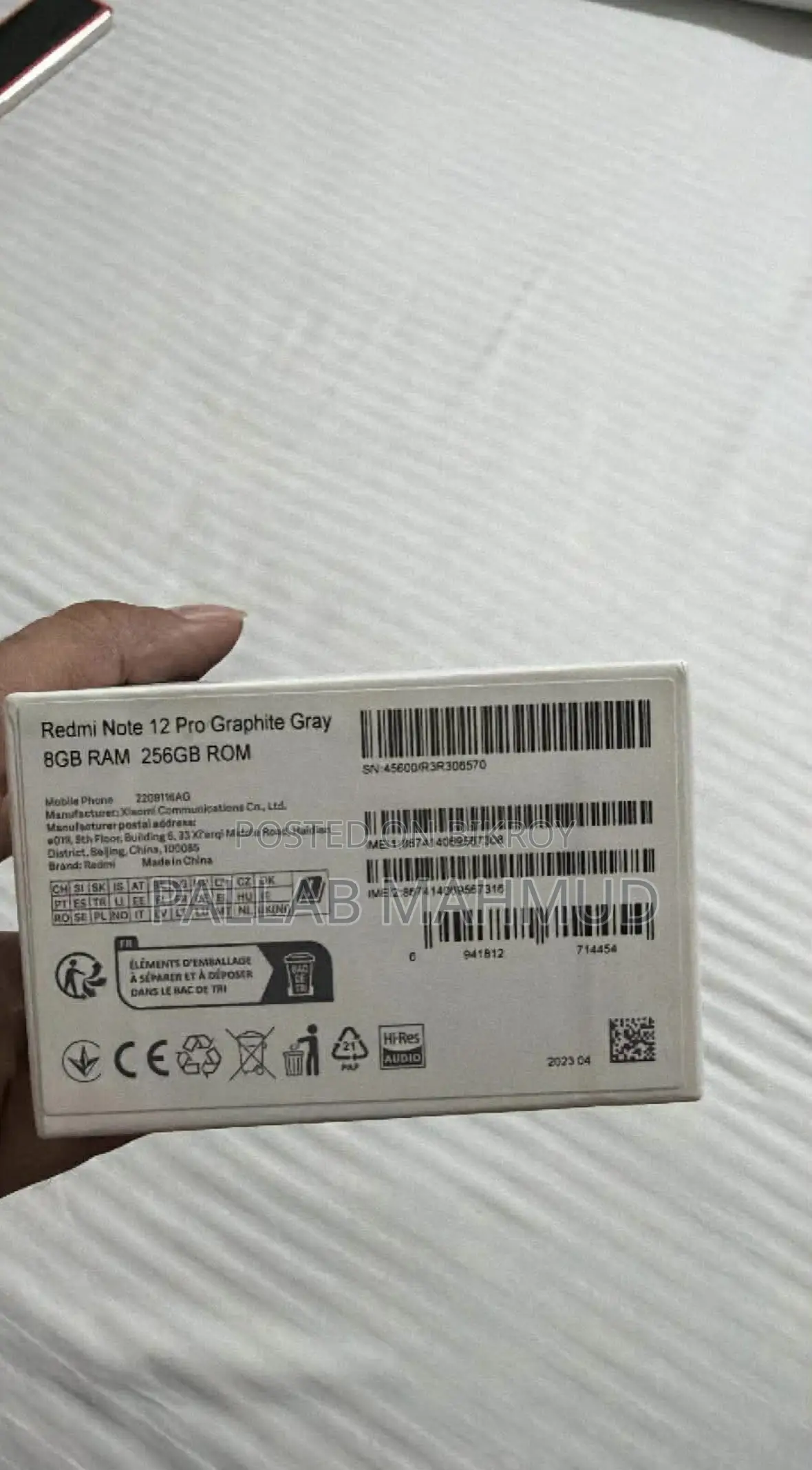 Xiaomi Redmi Note 12 Pro (Used)