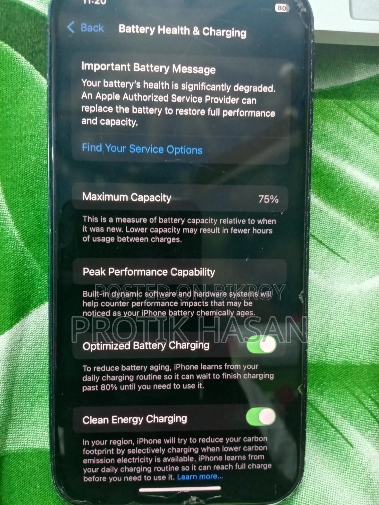 Apple iPhone 12 usa variant 128gb (Used)