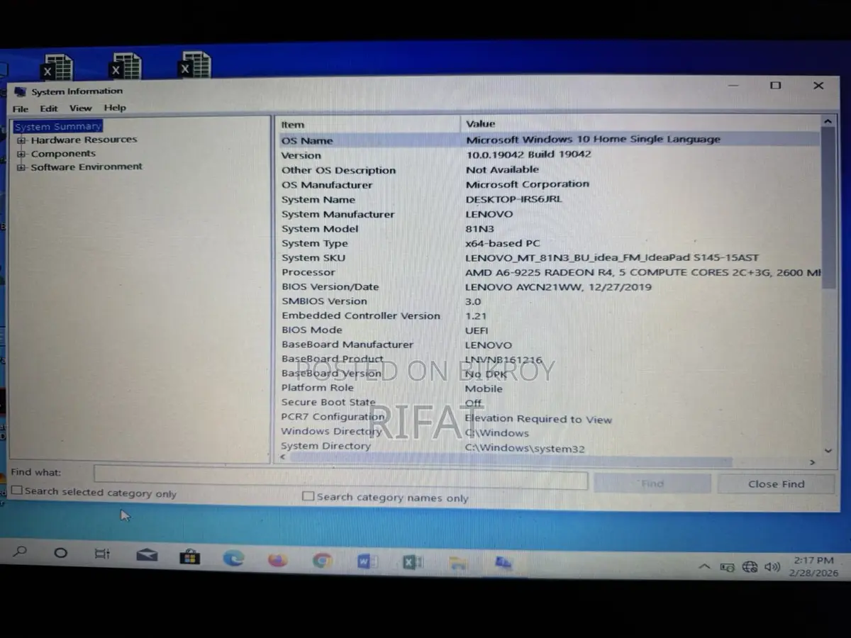 Lenovo Ideapad S145-15AST