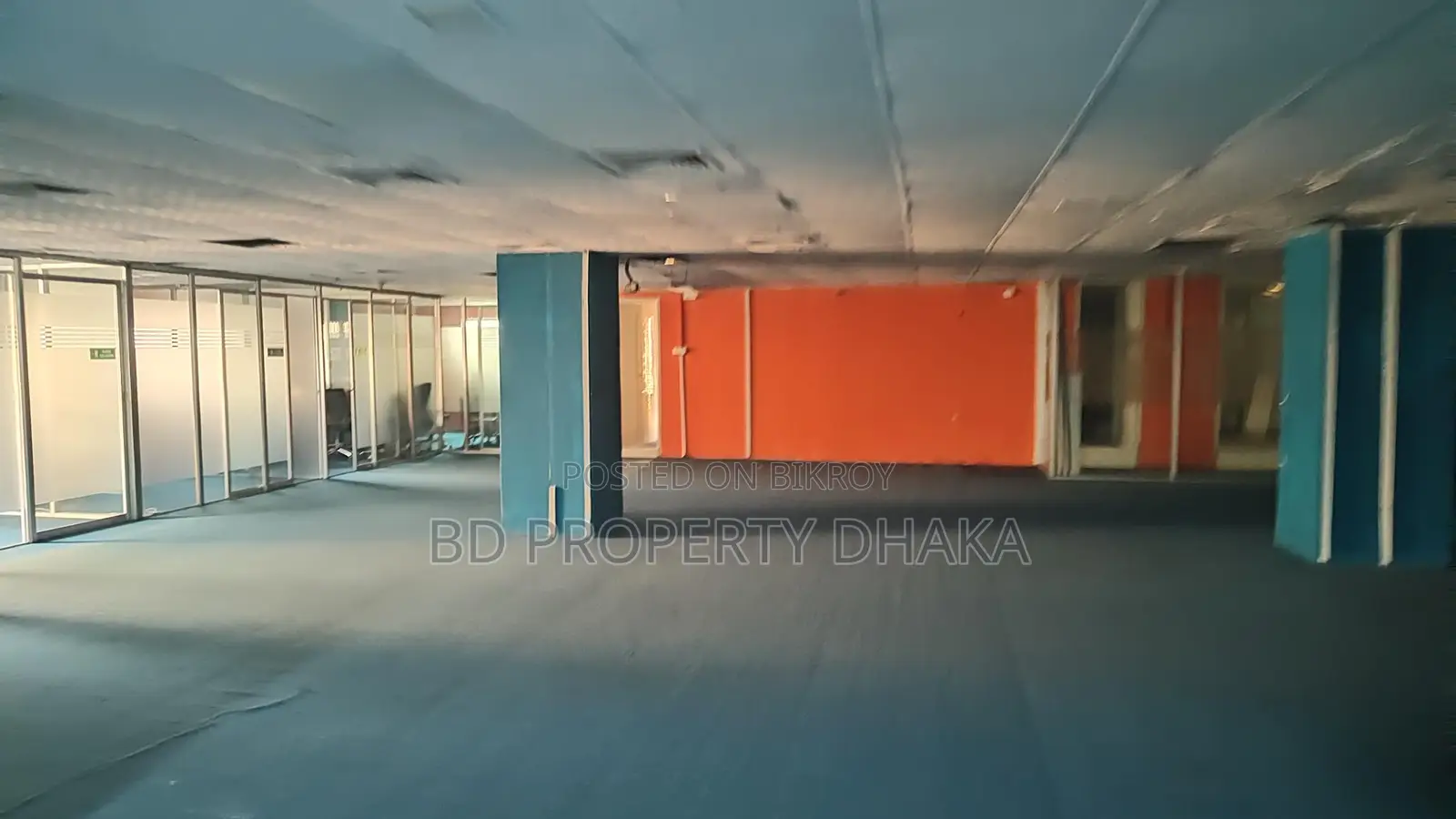 6200 Sqft Semi Furnished Open Commercial Space Rent in Mohakali Avenue