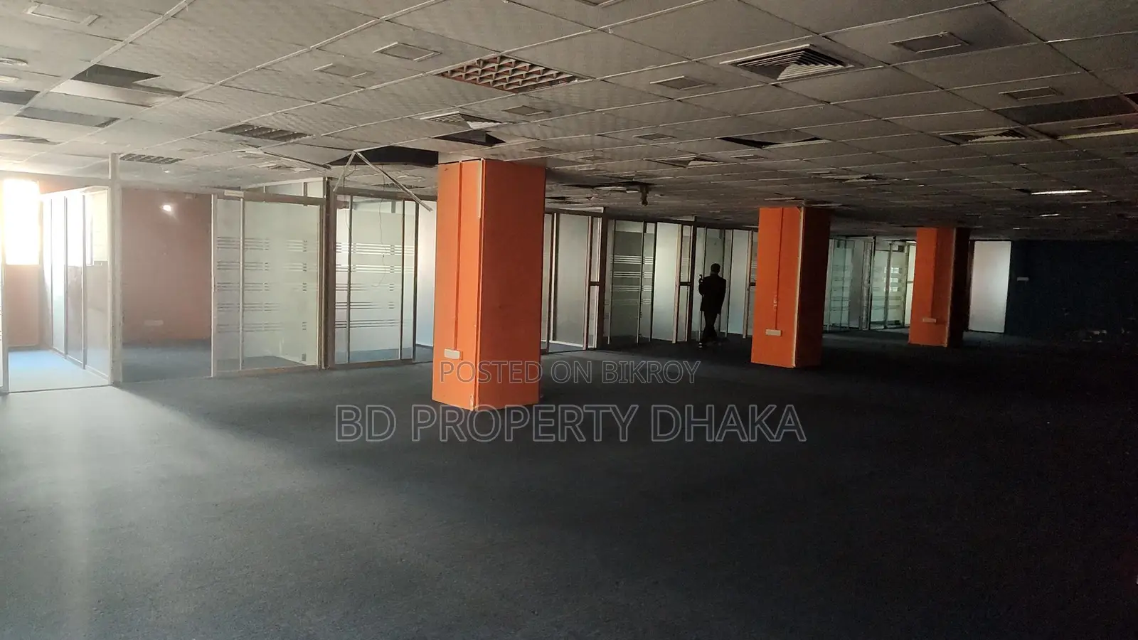 6200 Sqft Semi Furnished Open Commercial Space Rent in Mohakali Avenue